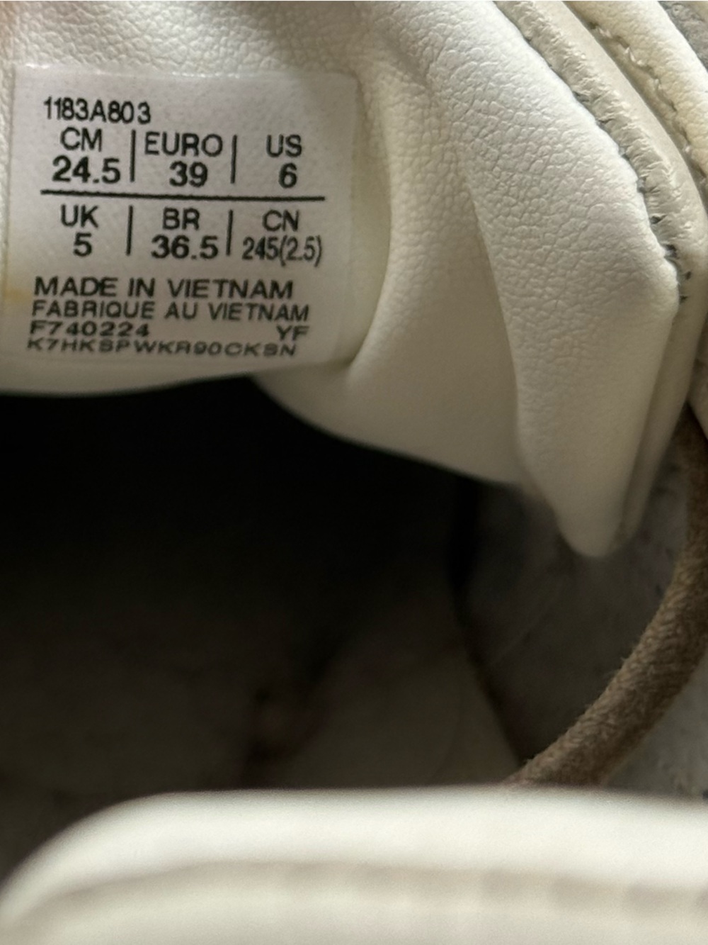 Onitsuka Tiger GSM SD Unisex Leather Sneakers Cream Navy Red EU 39 Women 7.5 - Picture 7 of 10